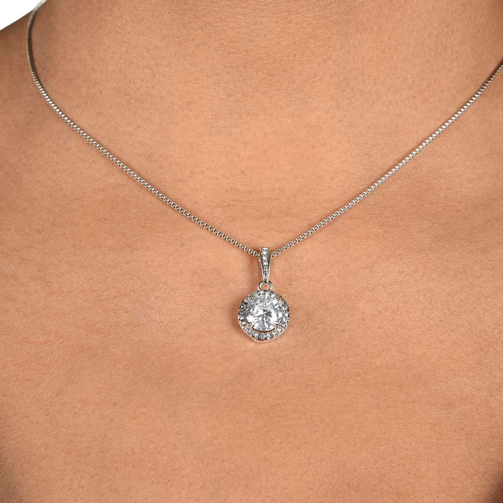 To My Mom Necklace - Eternal Hope Necklace with Message Card, Gift for Mom