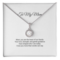 To My Mom Necklace - Eternal Hope Necklace with Message Card, Gift for Mom